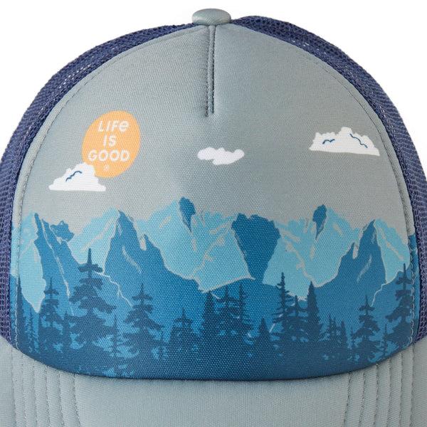 Life Is Good Adult Unisex Mountain Forest Scene Trucker Hat