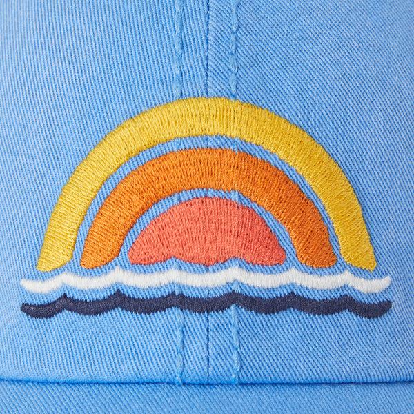 Life Is Good Adult Unisex ND Rainbow Sunset Sunwashed Chill Cap
