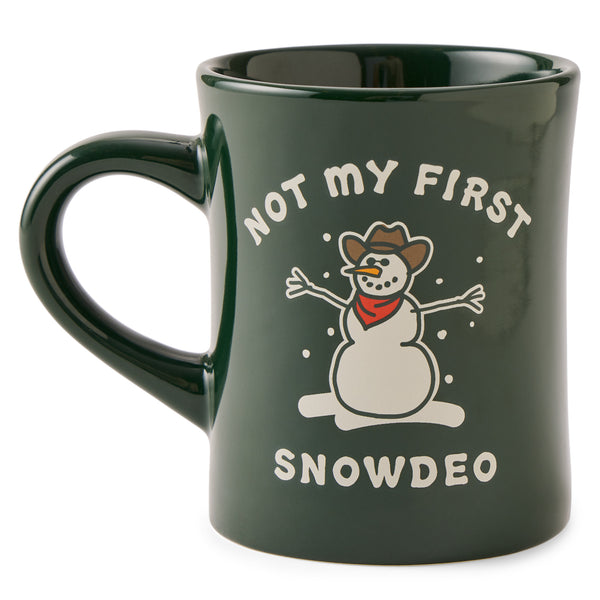 life is good Adult Unisex Not My First Snowdeo Diner Mug
