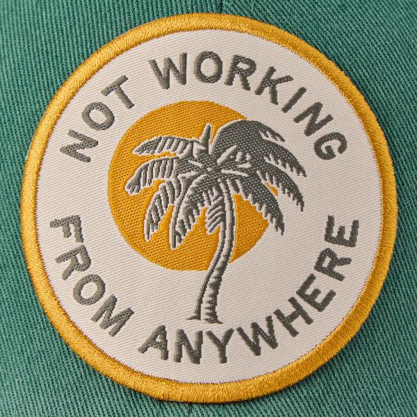 Life Is Good Adult Unisex Not Working Patch Chill Cap