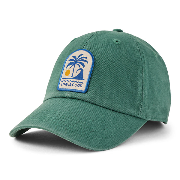 life is good Adult Unisex Palm Wave Patch Chill Cap
