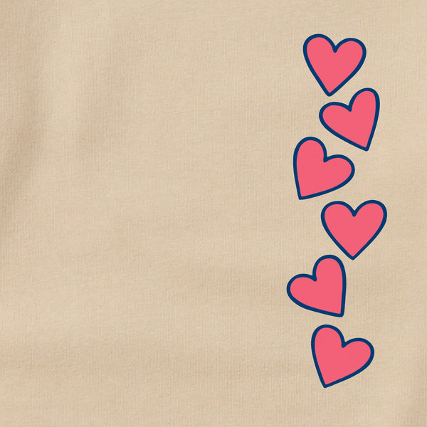 Life Is Good Adult Unisex Peace And Love Together Every Wear Crew Sweatshirt