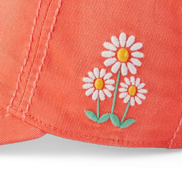 Life Is Good Adult Unisex Peace Daisies Sunwashed Chill Cap