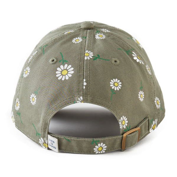 Life Is Good Adult Unisex Peace Daisy Pattern Chill Cap