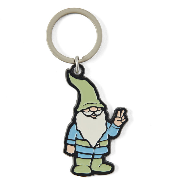 Life Is Good Adult Unisex Peace Gnome Kind Keychain