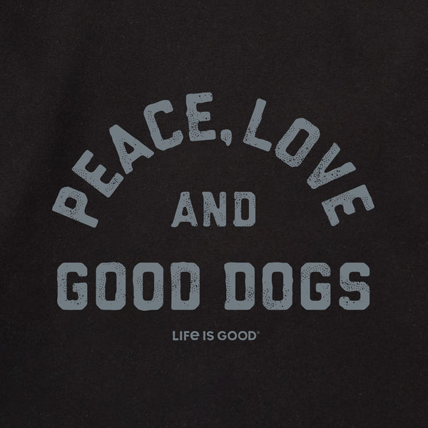 Life Is Good Adult Unisex Peace Love And Good Dogs Every Wear Hoodie Sweatshirt
