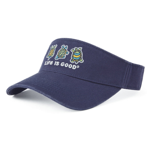 life is good Adult Unisex Peace Turtles Chill Cap Visor