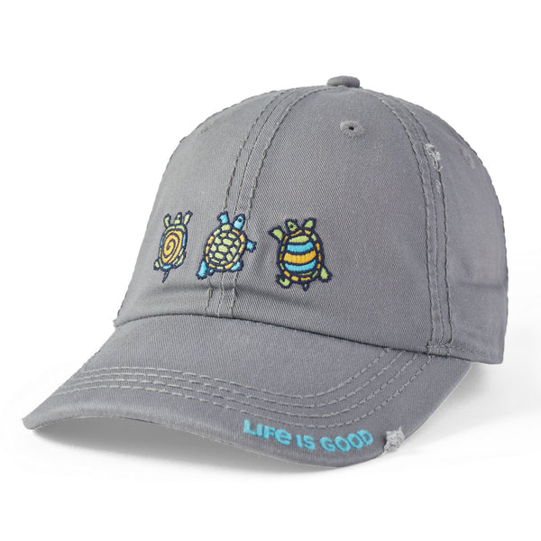 life is good Adult Unisex Peace Turtles Sunwashed Chill Cap