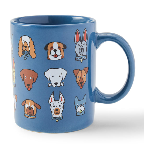 Life Is Good Adult Unisex Plenty Of Pups Jake's Mug