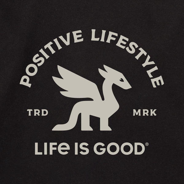 Life Is Good Adult Unisex Positive Lifestyle Dragon Every Wear Crew Sweatshirt