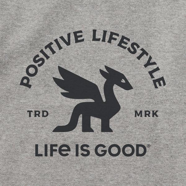 Life Is Good Adult Unisex Positive Lifestyle Dragon Every Wear Crew Sweatshirt