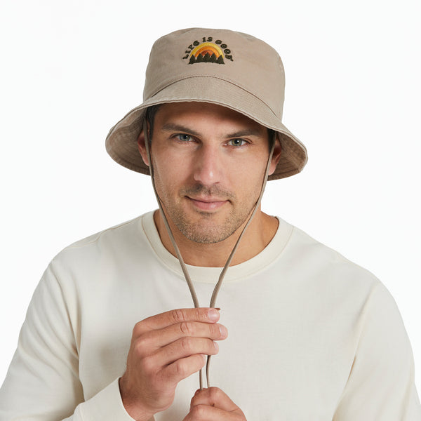 Life Is Good Adult Unisex Rainbow Forest Bucket Hat