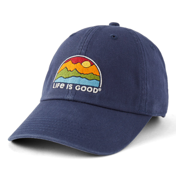 life is good Adult Unisex Rainbow Mountains Chill Cap