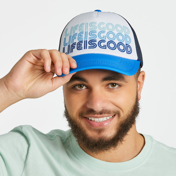 life is good Adult Unisex Retro LIG Stack Trucker Hat