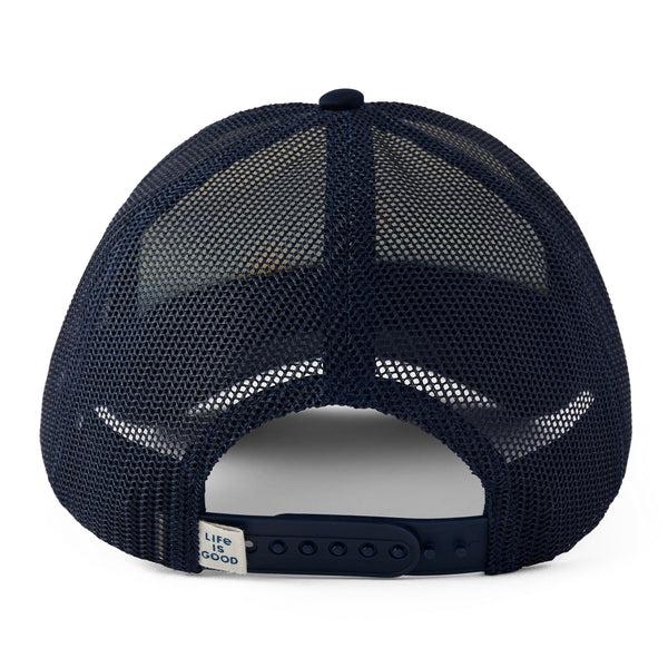 Life Is Good Adult Unisex Retro Palms Scene Trucker Hat