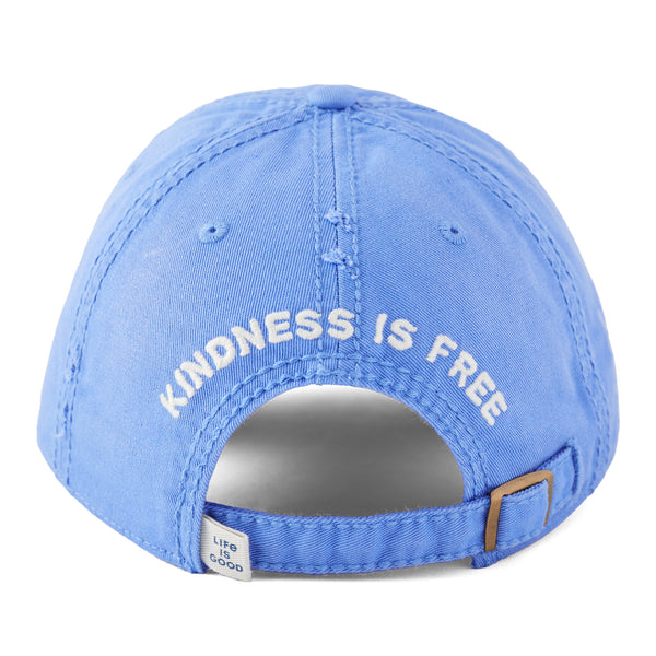 Life Is Good Adult Unisex Rocket Kindness Is Free Sunwashed Chill Cap