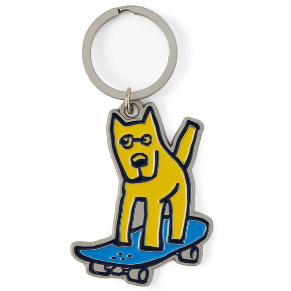 Life Is Good Adult Unisex Rocket Skateboard Kind Keychain