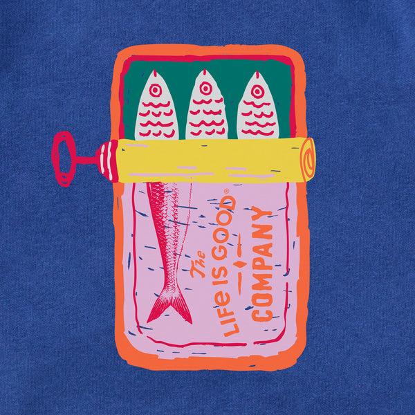 Life Is Good Adult Unisex Sardine Tin Every Wear Hoodie Sweatshirt