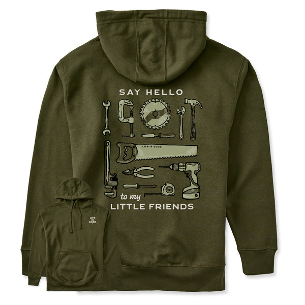 life is good Adult Unisex Say Hello to My Little Friends Tools Every Wear Hoodie Sweatshirt