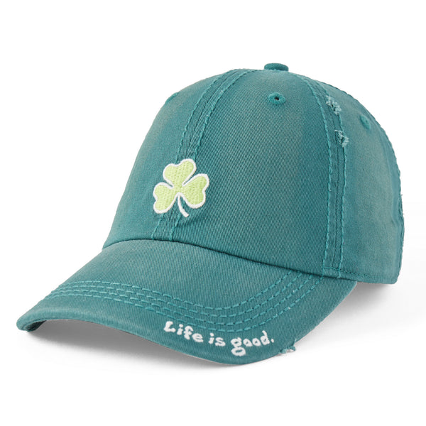 Life Is Good Adult Unisex Shamrock Sunwashed Chill Cap