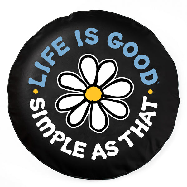 Life Is Good Adult Unisex Simple As That Daisy Tire Cover