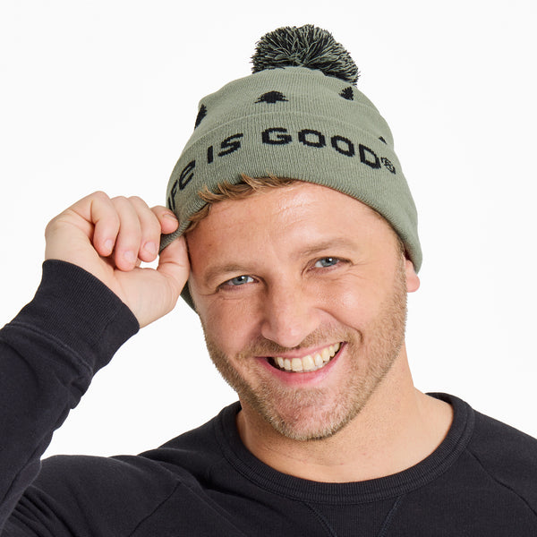 Life Is Good Adult Unisex Simple Pine Pattern So Chill Beanie