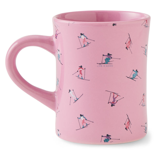 life is good Adult Unisex Ski Ya Later Pattern Diner Mug