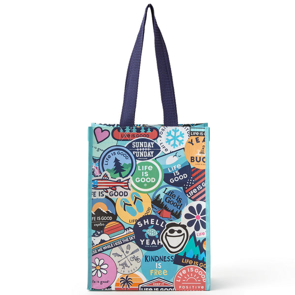 life is good Adult Unisex Sticker Pattern The Small Good Tote