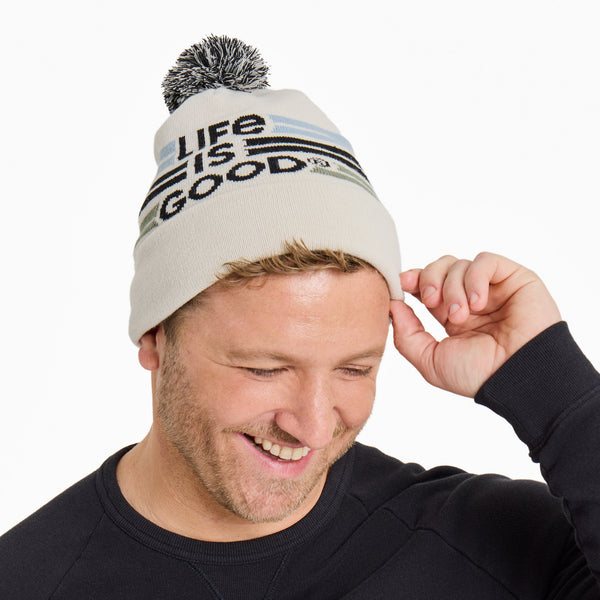 Life Is Good Adult Unisex Stripe LIG So Chill Beanie