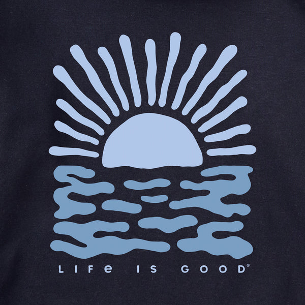 Life Is Good Adult Unisex Sun Over The Water Every Wear Hoodie Sweatshirt