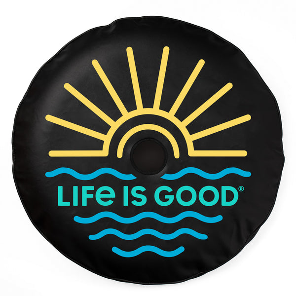 life is good Adult Unisex Sun u0026 Sea Rearview Camera Tire Cover