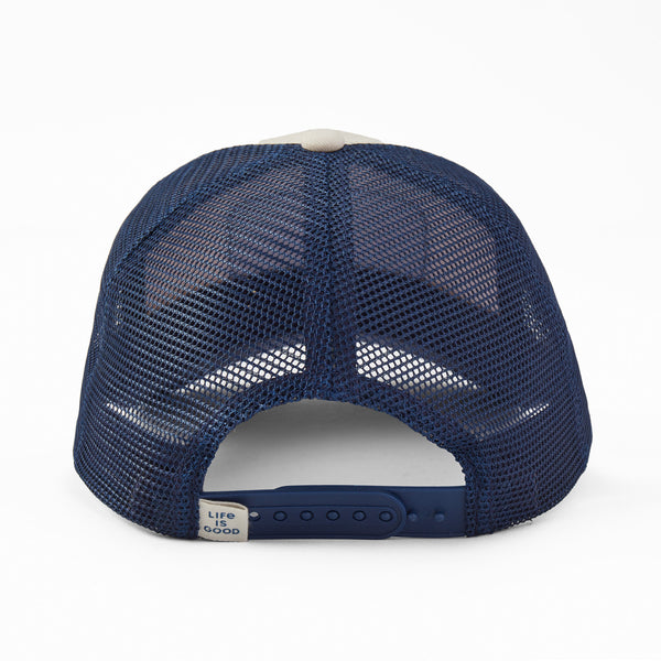Life Is Good Adult Unisex Sunrise Water Stripe Trucker