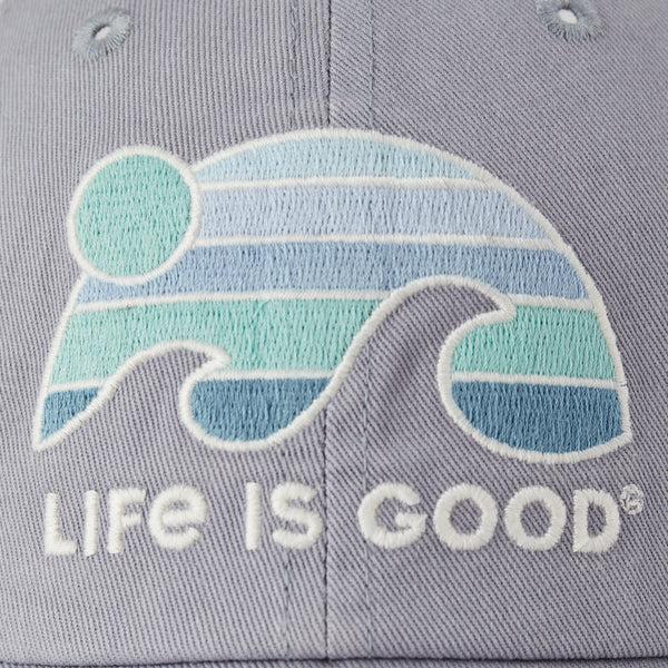 Life Is Good Adult Unisex Sunset Wave LIG Soft Mesh Back Cap