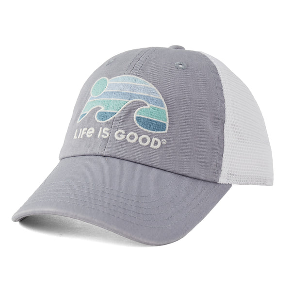 life is good Adult Unisex Sunset Wave LIG Soft Mesh Back Cap