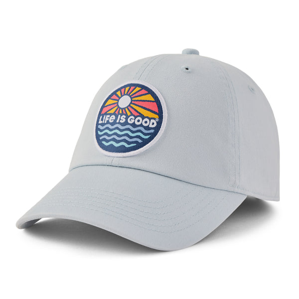 life is good Adult Unisex Sunset Waves Patch Chill Cap