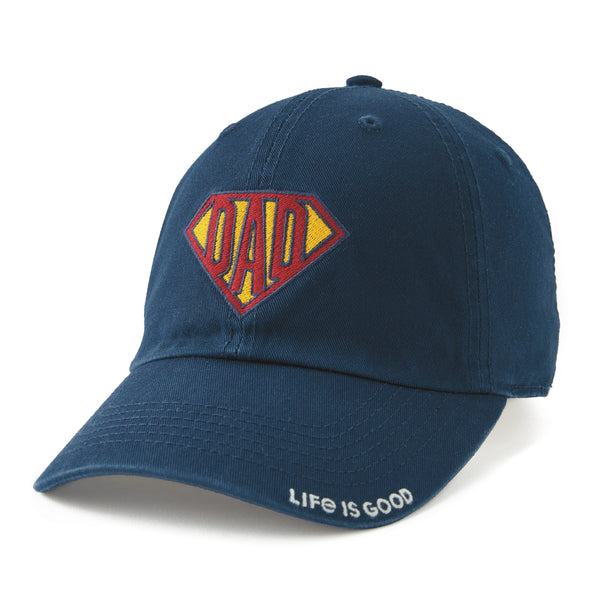 life is good Adult Unisex SUPERDAD SHIELD Branded Chill Cap