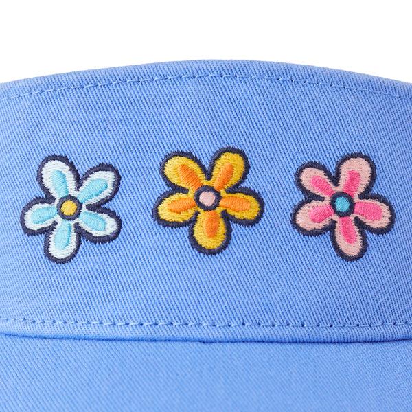 Life Is Good Adult Unisex Three Daisies Chill Cap Visor