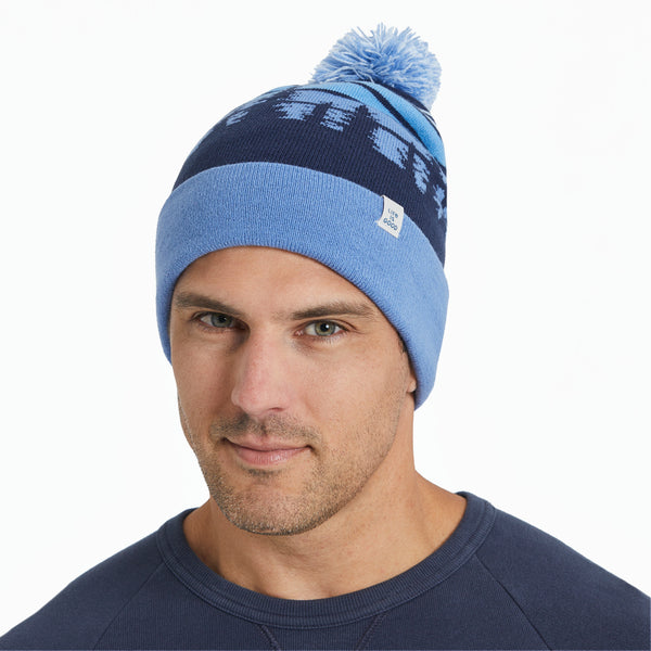 Life Is Good Adult Unisex Tree Striped Sky So Chill Beanie