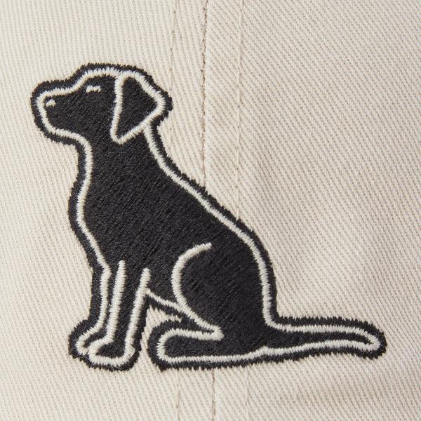 Life Is Good Adult Unisex Vintage Sitting Dog Chill Cap
