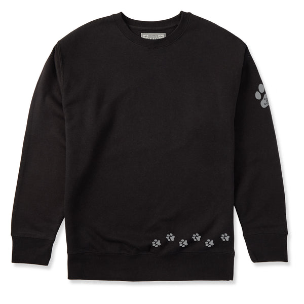 Life Is Good Adult Unisex Walking Paws Every Wear Crew Sweatshirt
