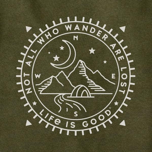 Life Is Good Adult Unisex Wander Compass Camp Every Wear Hoodie Sweatshirt