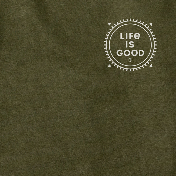 Life Is Good Adult Unisex Wander Compass Camp Every Wear Hoodie Sweatshirt
