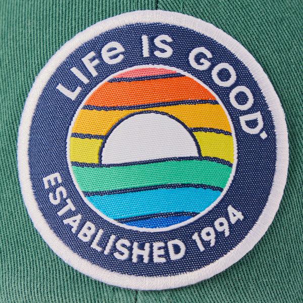 Life Is Good Adult Unisex Waves Sunset Patch Chill Cap