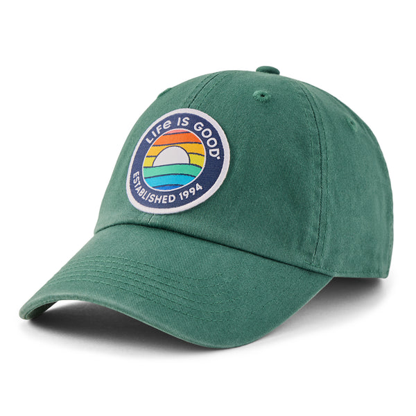 life is good Adult Unisex Waves Sunset Patch Chill Cap