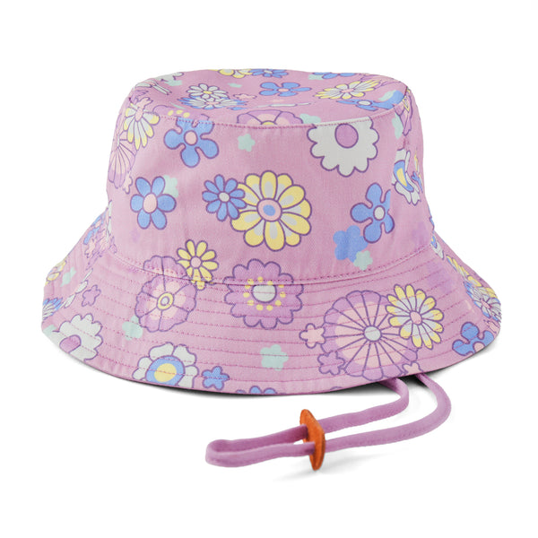 Life Is Good Adult Unisex Wild Flower Pattern All Over Printed Bucket Hat