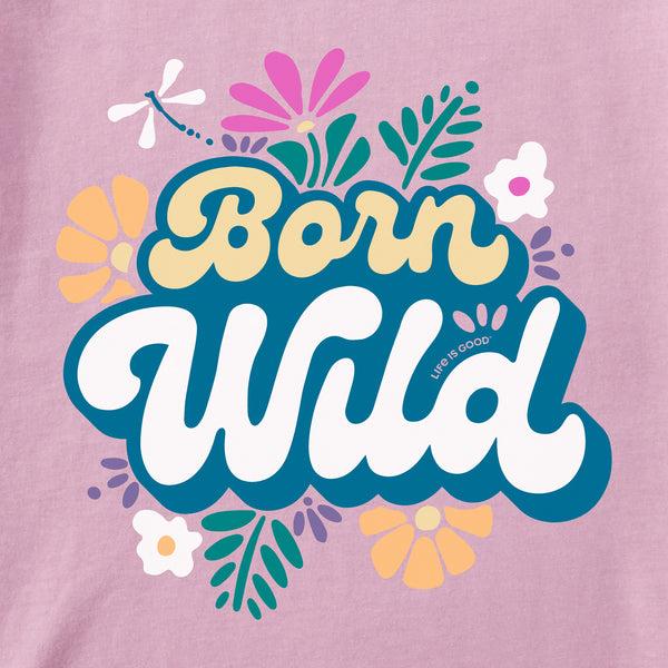 Life Is Good Baby Born Wild Short Sleeve Crusher Baby Bodysuit
