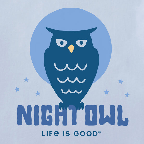 Life Is Good Baby Crafty Night Owl Clean Long Sleeve Crusher Baby Bodysuit