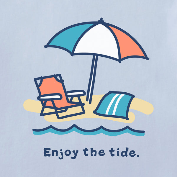 Life Is Good Baby Enjoy The Tide Short Sleeve Crusher Baby Bodysuit