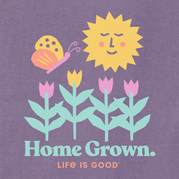 Life Is Good Baby Home Grown Garden Long Sleeve Crusher Baby Bodysuit