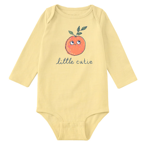life is good Baby Little Cutie Long Sleeve Crusher Baby Bodysuit